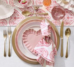 Interlocking Hearts Napkin Rings - Set of 4