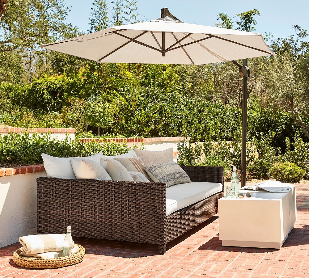 Torrey Wicker Rectangular Outdoor Daybed