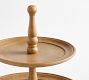 Turned Wood Tiered Stand