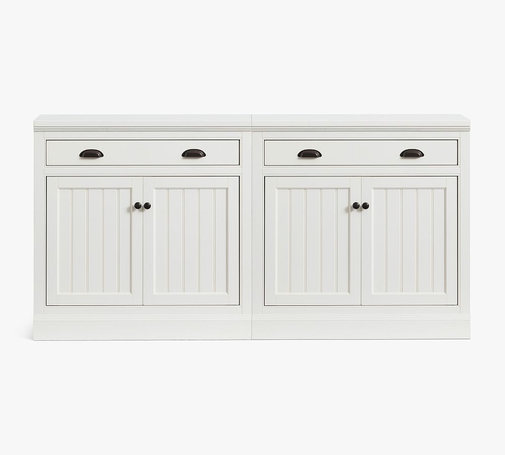 Aubrey Storage Cabinet Console with Drawers (72''-144")