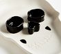 Figural Skull Stoneware Condiment Server