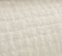 Pick-Stitch Handcrafted Cotton Linen Quilt