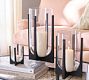 Mesa Cast Iron Hurricane Candleholder