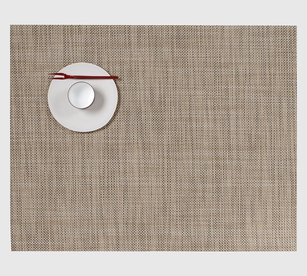 Chilewich Basketweave Outdoor Placemats Linen Color - Set of 4