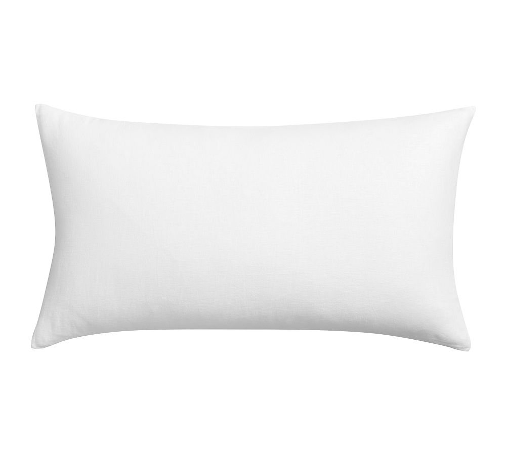 European Flax Linen Cotton Sham King White