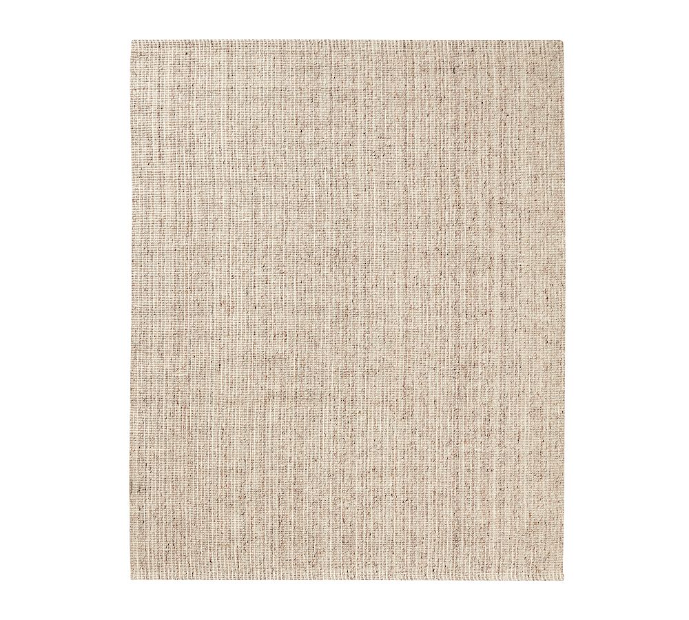 Open Box: Chunky Wool Jute Rug, 8' x 10' - Rosewood