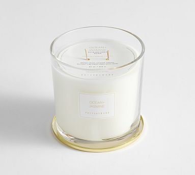 Signature Scented Candle, Ocean &amp; Jasmine, Large, 22 oz