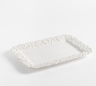 Floral Bunny Tray