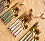 Fantasia Italian Stainless Steel Ice Gold Flatware Set