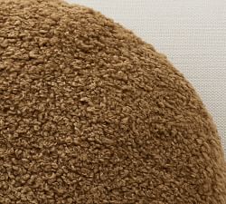 Cozy Teddy Faux Fur Disk Pillow