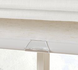 Custom Emery Linen Dual Roman Blackout Shade