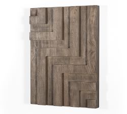 Gray Tile-Aged Wall Art