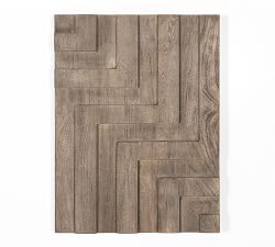Gray Tile-Aged Wall Art