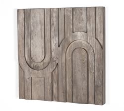 Gray Tile-Aged Wall Art