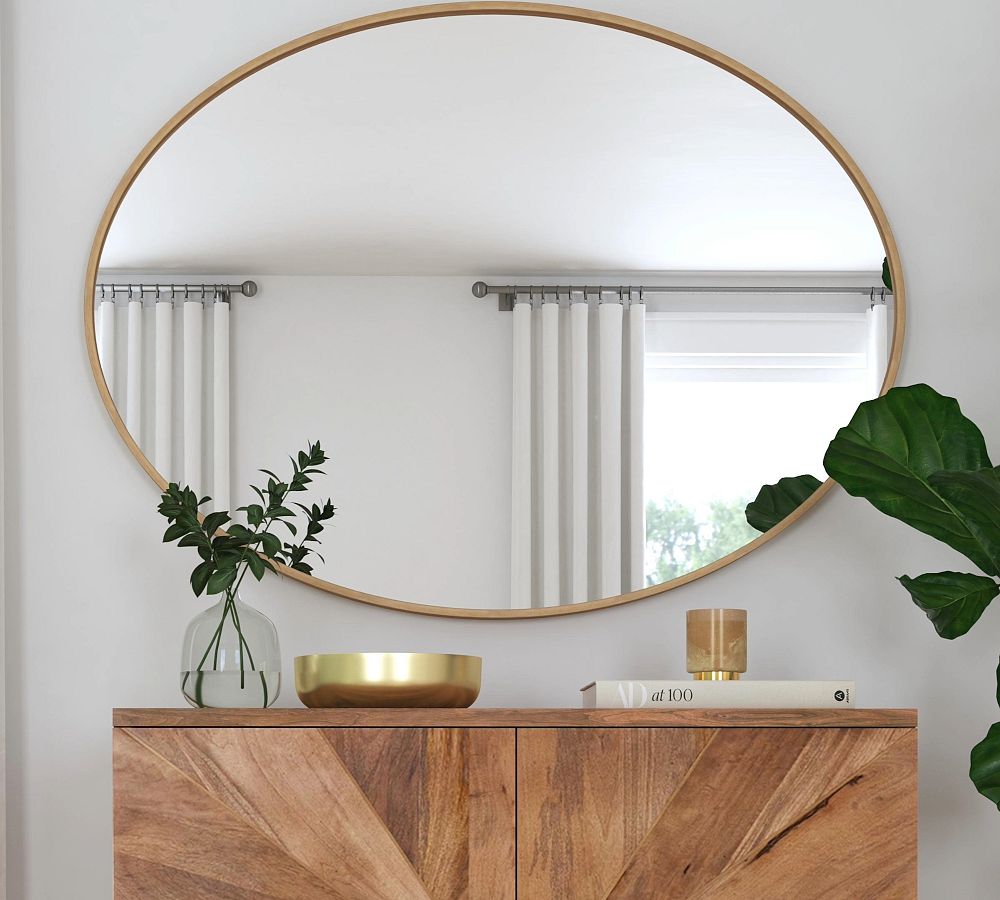 Madison Oval Wall Mirror 48&quot; x 36&quot;