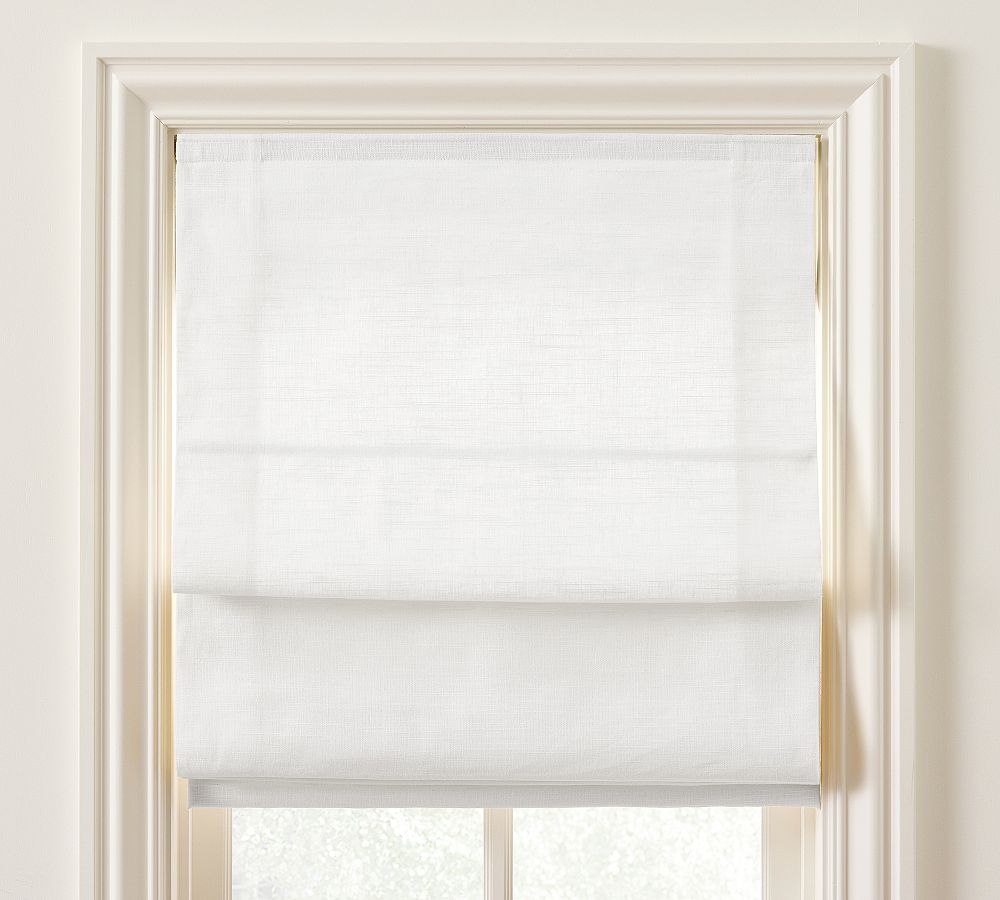 Custom Emery Linen Dual Roman Blackout Shade