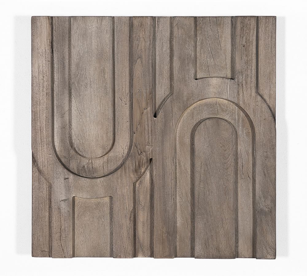 Gray Tile-Aged Wall Art
