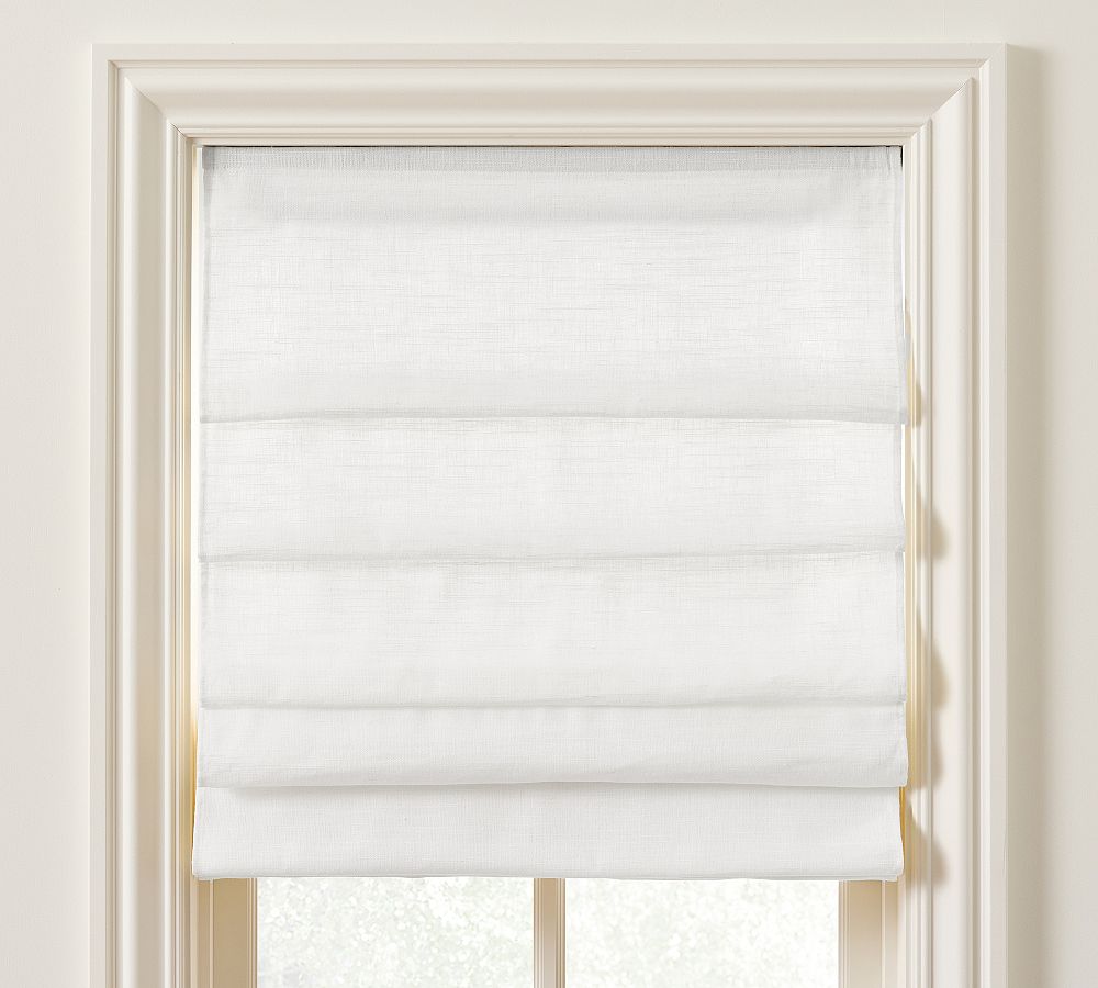 Custom Emery Linen Soft Fold Roman Light Filtering Shade