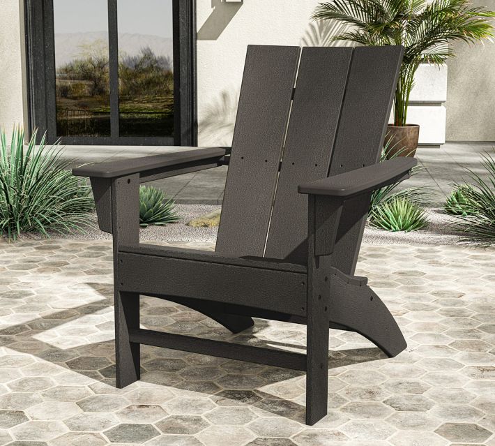 Pottery Barn Adirondack x Polywood Modern Lounge Chair Pottery Barn