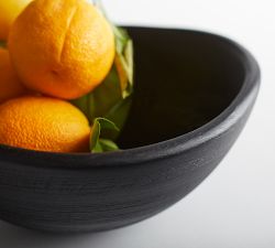 Alton Handcarved Wood Serve Bowl