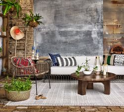Marsh Iron Round Coffee Table (38&quot;)