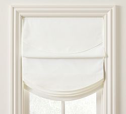 Custom Curve Roman Blackout Shade