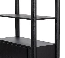 Trisha Open Bookcase with Drawers (38&quot;)
