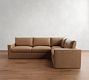 Westwood Square Arm Leather 3-Piece Sectional (117&quot;)