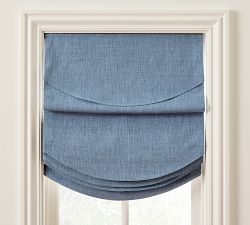 Custom Curve Roman Blackout Shade