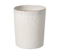 Casafina Taormina Stoneware Bathroom Accessories - White and Gold