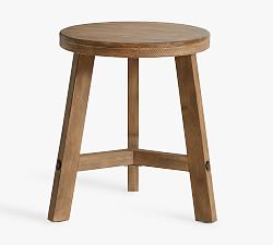 Open Box: Rustic Farmhouse Round Side Table