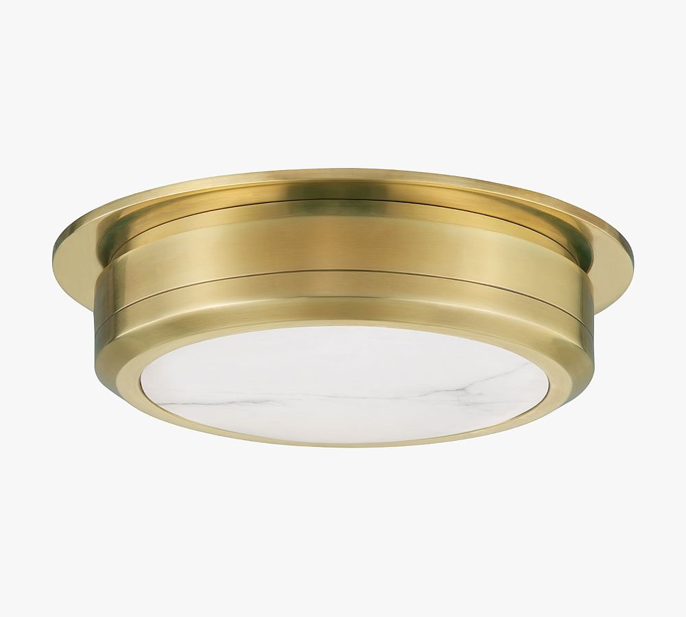 Rishi Alabaster LED Flush Mount (7''-14&quot;)