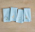 Monique Lhuillier Summer Blossom Cotton Napkins, Mixed Set of 4 - Multi