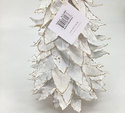 Open Box: Artisan-Crafted Gilded Decorative Leaf Tree