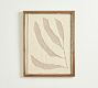 Collaged Botanical Canvas Wall Art Sage