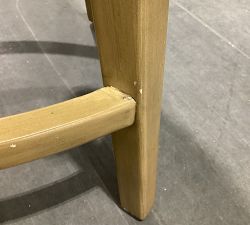 Open Box: Seagrass Bucket Swivel Counter Stool
