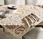 Calista Embroidered Cotton Table Throw