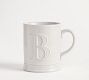 Embossed Alphabet Mug
