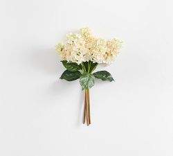 Faux Cream Cone Hydrangea Bundle