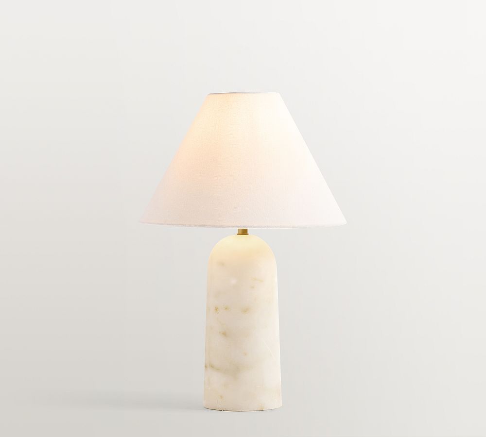 Marlo Marble Table Lamp (19&quot;-26&quot;)