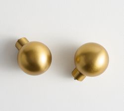 Standard Modern Hardware Ball Finial - Set of 2