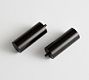 Standard Modern Hardware Cylinder Finial - Set of 2