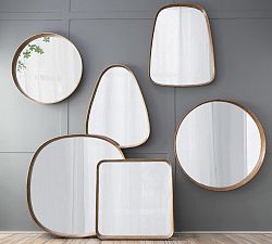 Alvar Curved Wood Mirrors