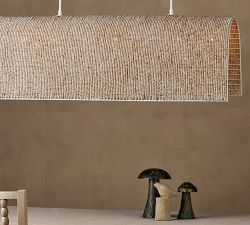 Hester Beaded Linear Chandelier (48&quot;)