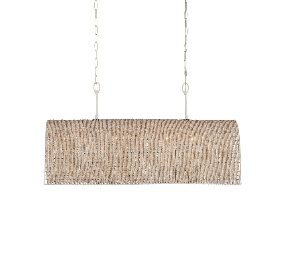 Hester Beaded Linear Chandelier (48&quot;)