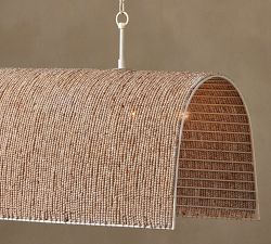 Hester Beaded Linear Chandelier (48&quot;)