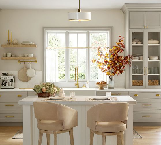 Farmhouse Metal Drum Pendant (15")