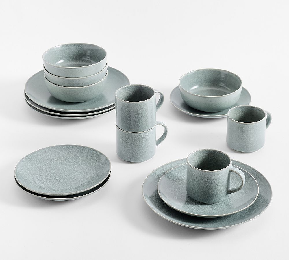 Mason Stoneware Dinnerware Sets | 16-Piece