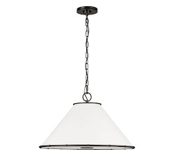 Aliana Metal Round Pendant (22&quot; - 28&quot;)