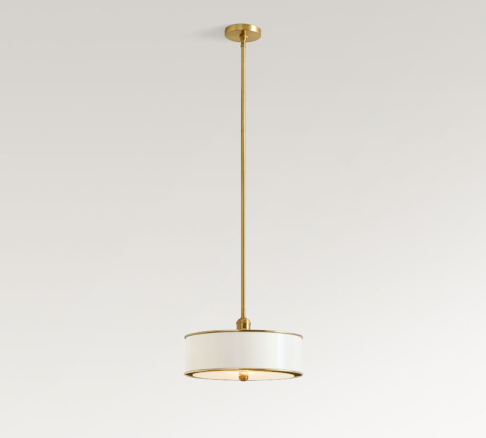 Farmhouse Metal Drum Pendant (15&quot;)